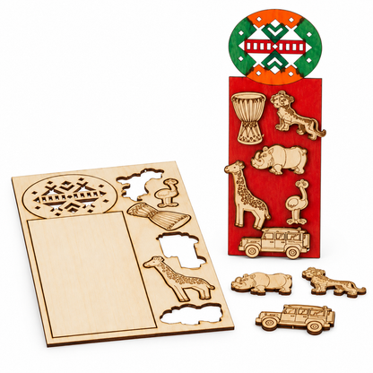 DIY Safari Animal Bookmarks (10 Pack)