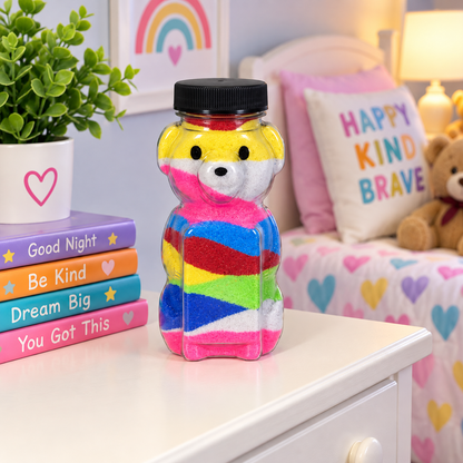 Bear Sand Art Bottles (6 Pack)