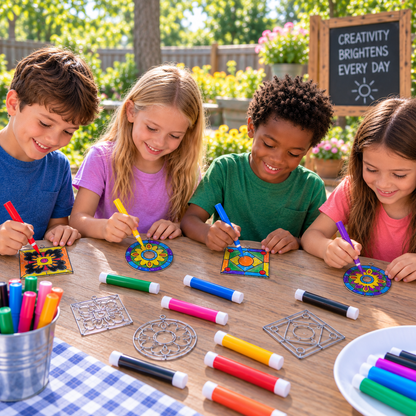 Stained Glass Suncatchers (12 Pack)