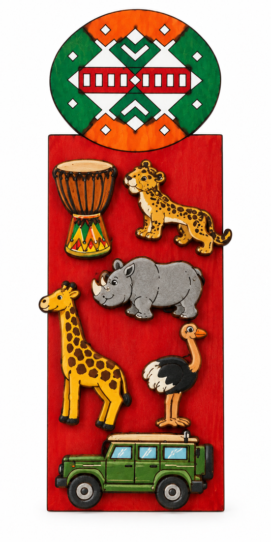 DIY Safari Animal Bookmarks (10 Pack)