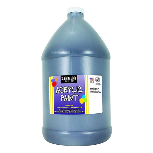 Acrylic Paint 1/2 Gallon Black - EconoCrafts