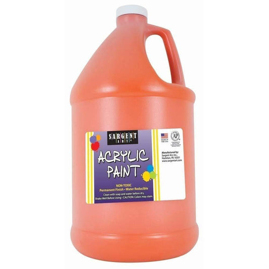 Acrylic Paint 1/2 Gallon Orange - EconoCrafts