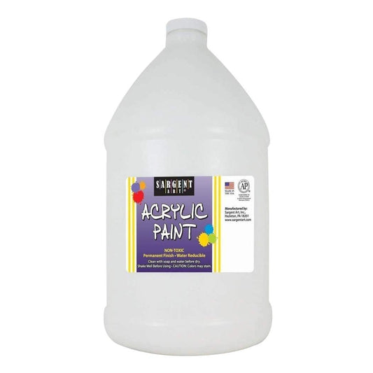 Acrylic Paint 1/2 Gallon White - EconoCrafts