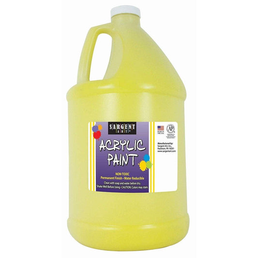 Acrylic Paint 1/2 Gallon Yellow - EconoCrafts