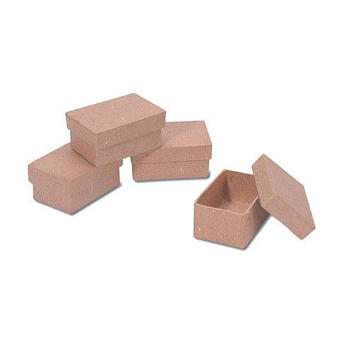 Assorted Paper Mache Little Boxes (24 Pack) - EconoCrafts