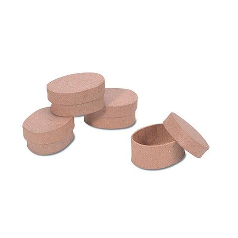 Assorted Paper Mache Little Boxes (24 Pack) - EconoCrafts