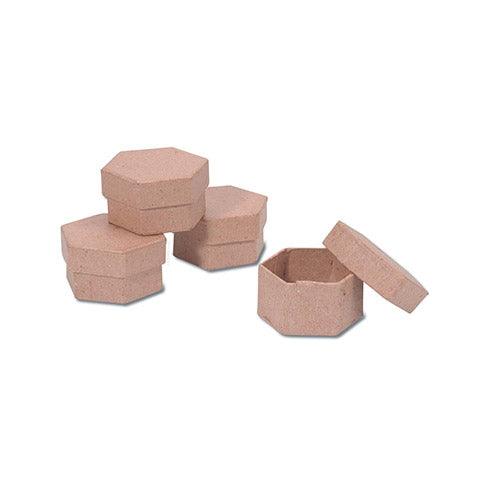 Assorted Paper Mache Little Boxes (24 Pack) - EconoCrafts