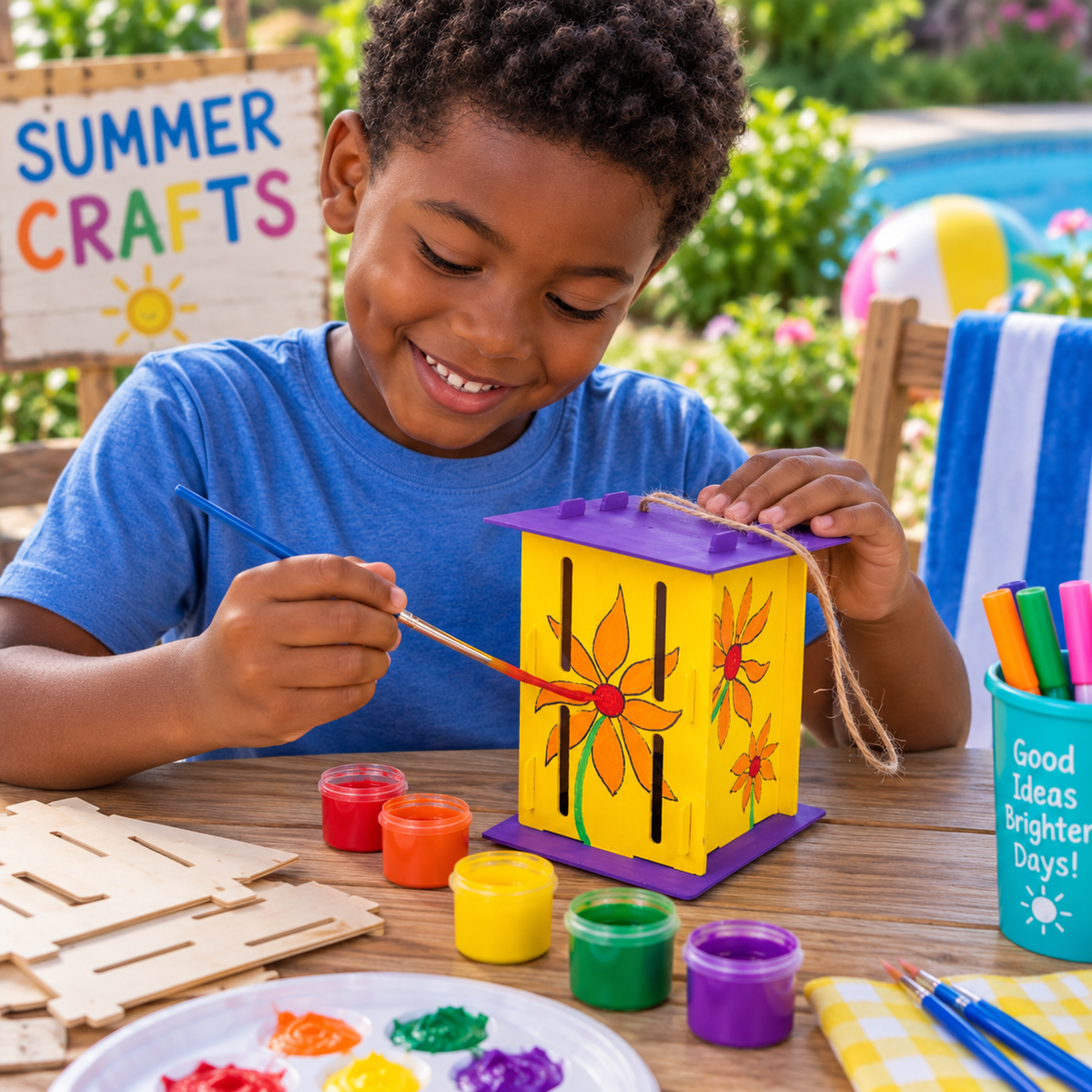 DIY Wooden Butterfly Houses (12 Pack)