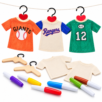 DIY Mini T-Shirts Craft Kit (12 Pack)
