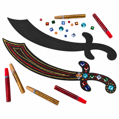 Foam Pirate Sword Craft Kit (12 Pack)