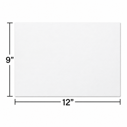 White Tagboard - 9" X 12" (100 Sheets)