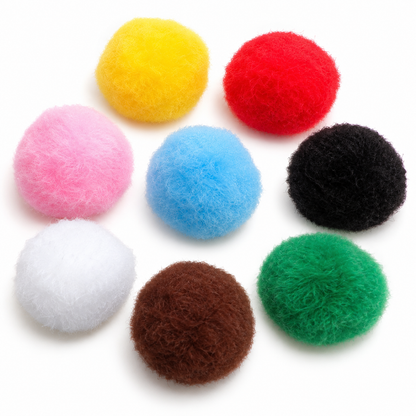 Pom-Poms - Multi, 1" (100 Pack)