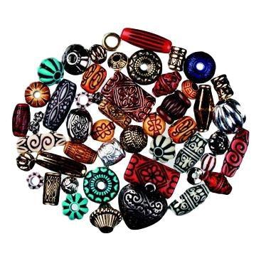 Old World Bead Mix (50 Pack) - EconoCrafts