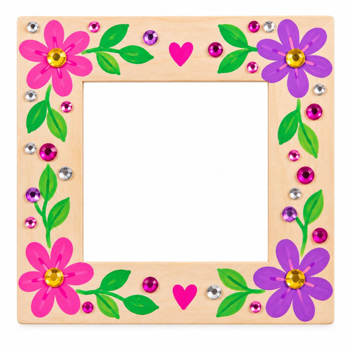 DIY Wooden Picture Frames - Square (12 Pack)