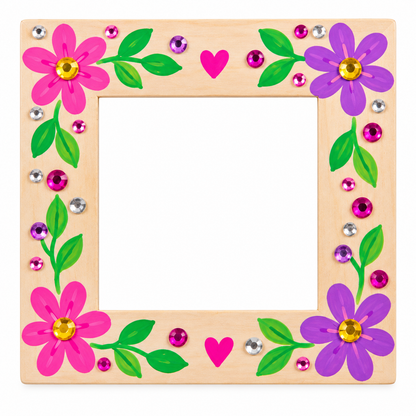DIY Wooden Picture Frames - Square (12 Pack)