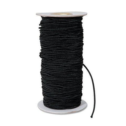 Elastic Cord - 2 mm - Black - EconoCrafts