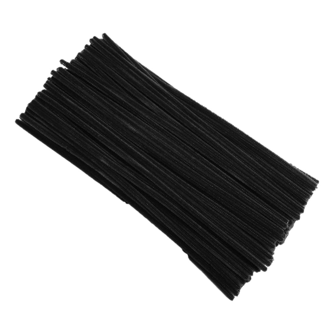 Pipe Cleaners - Black (100 Pack)