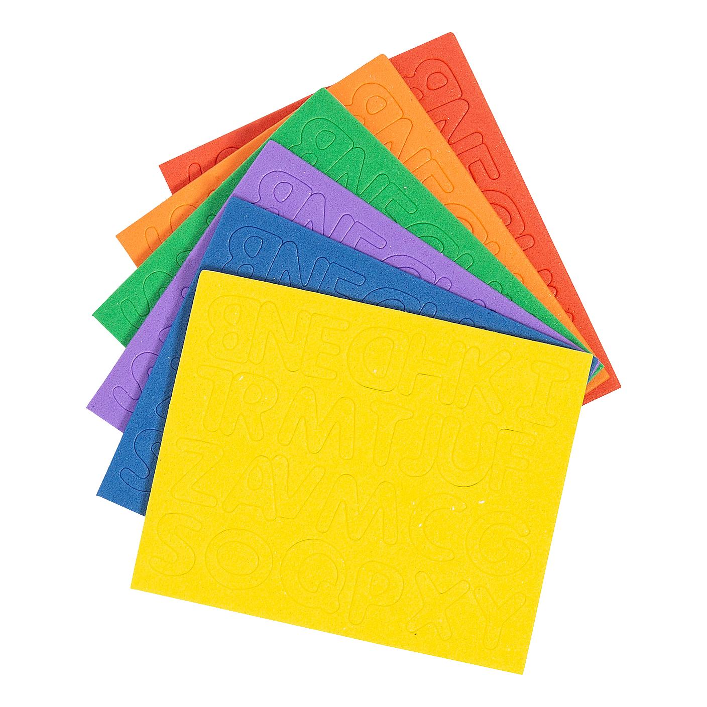 Foam Alphabet Stickers - 1/2" (1,040 Pack)