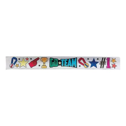 Color Your Own Sports Slap Bracelets (48 Pack)