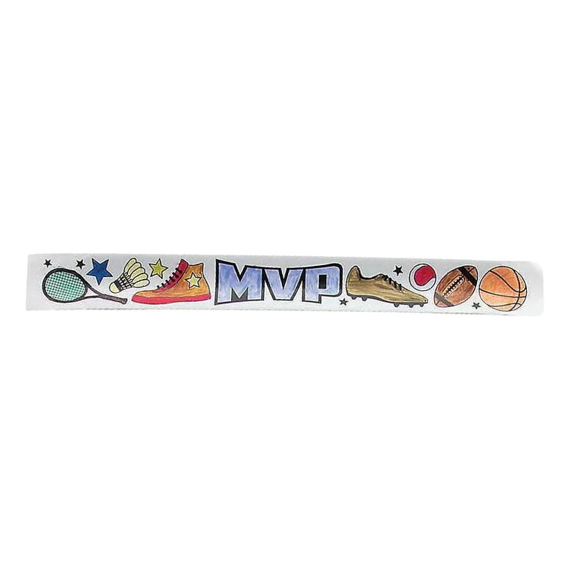Color Your Own Sports Slap Bracelets (48 Pack)