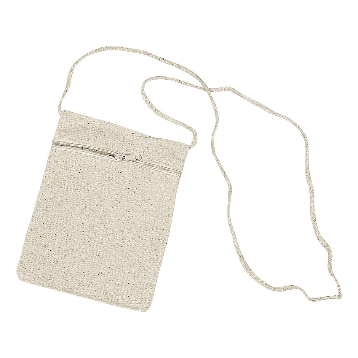 DIY Canvas Zipper Purses (12 Pack)