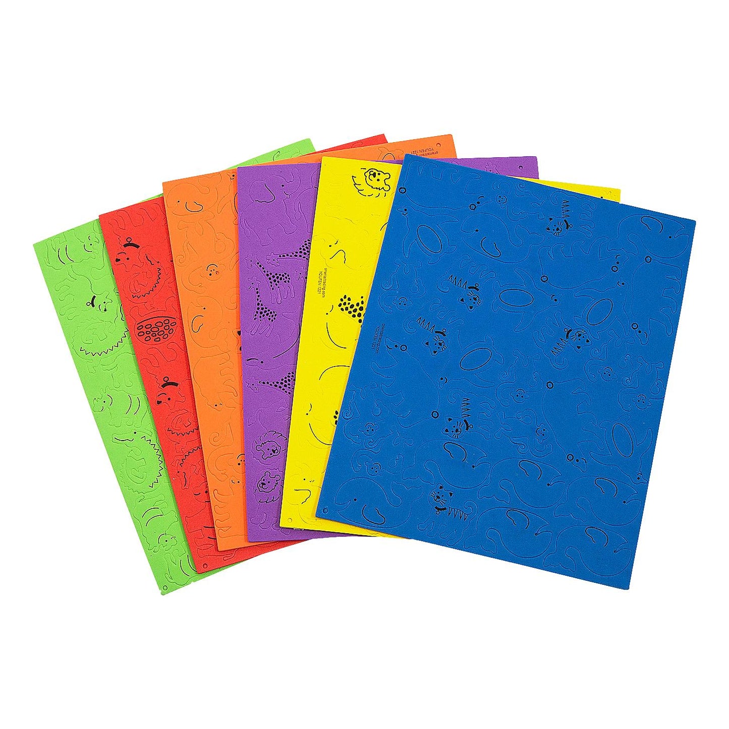 Foam Animal Stickers (500 Pack)