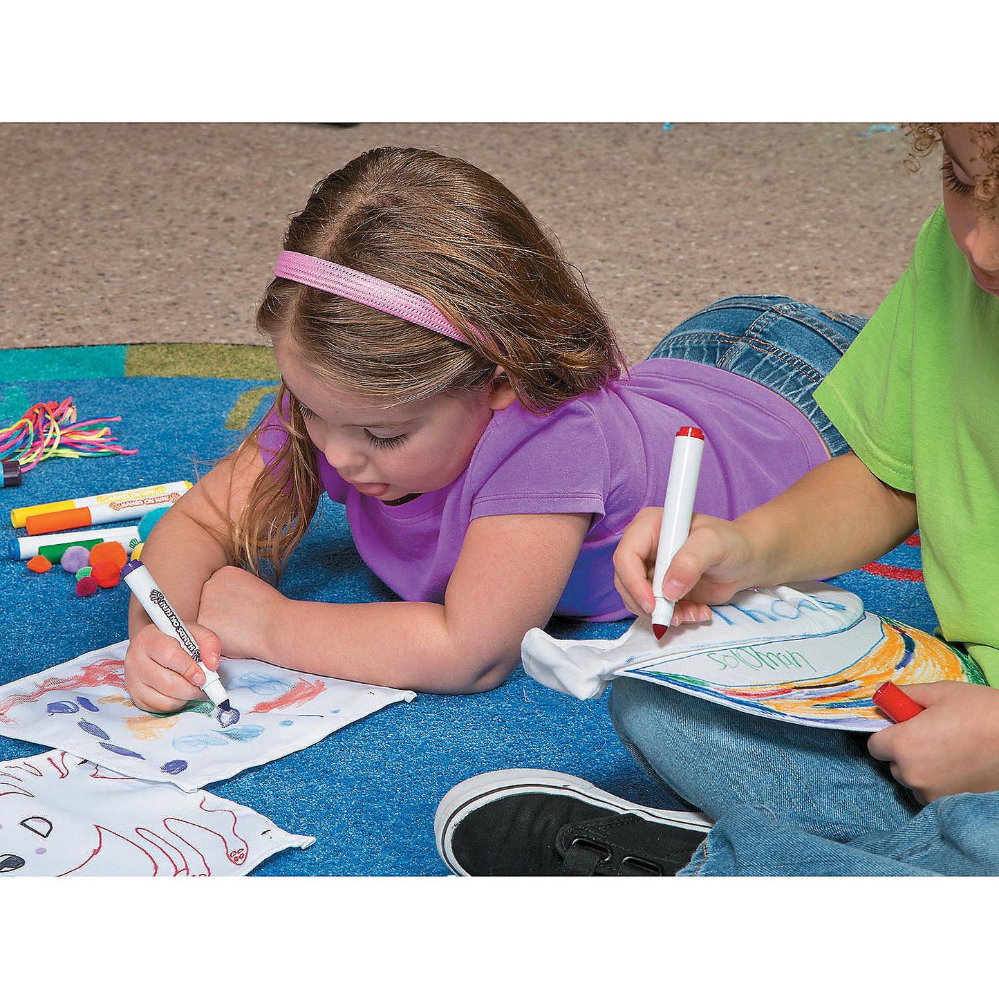 Fabric Markers - 8 Colors (80 Pack)