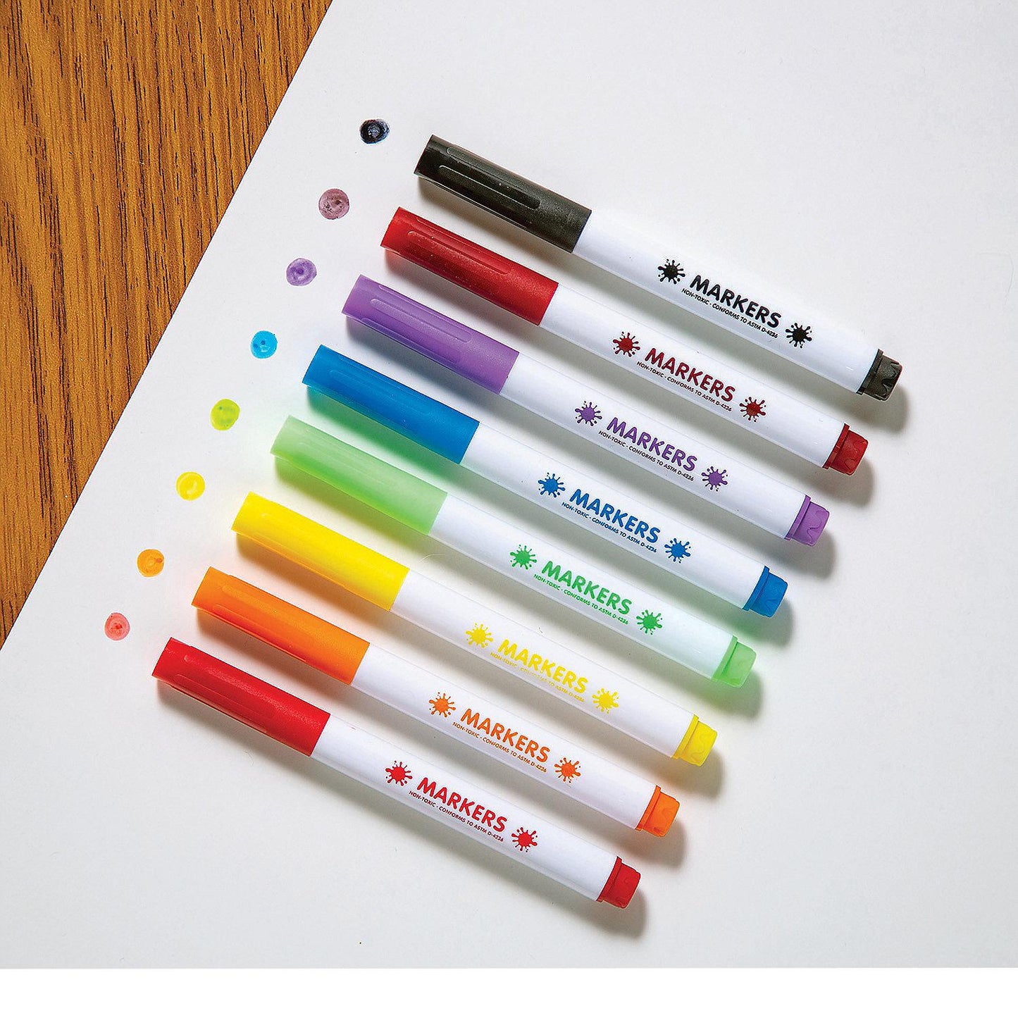Fabric Markers - 8 Colors (80 Pack)