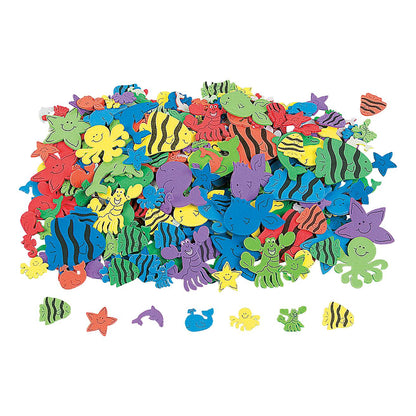 Foam Under the Sea Stickers (520 Pack)