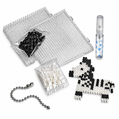 Super Beads Zebra Keychains (12 Pack)