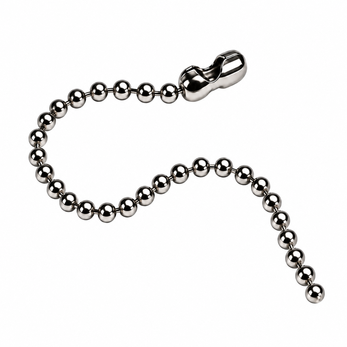 Ball Chain Keychains - 4" (12 Pack)