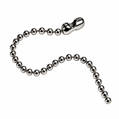 Ball Chain Keychains - 4" (12 Pack)