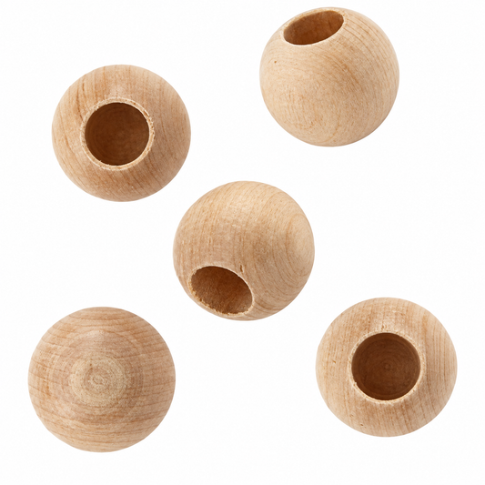 Wooden Doll Pin Heads (12 Pack)