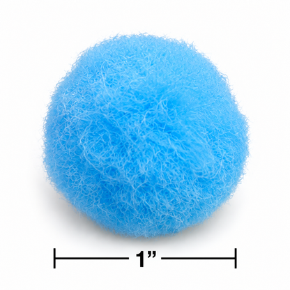 Pom-Poms - Multi, 1" (100 Pack)