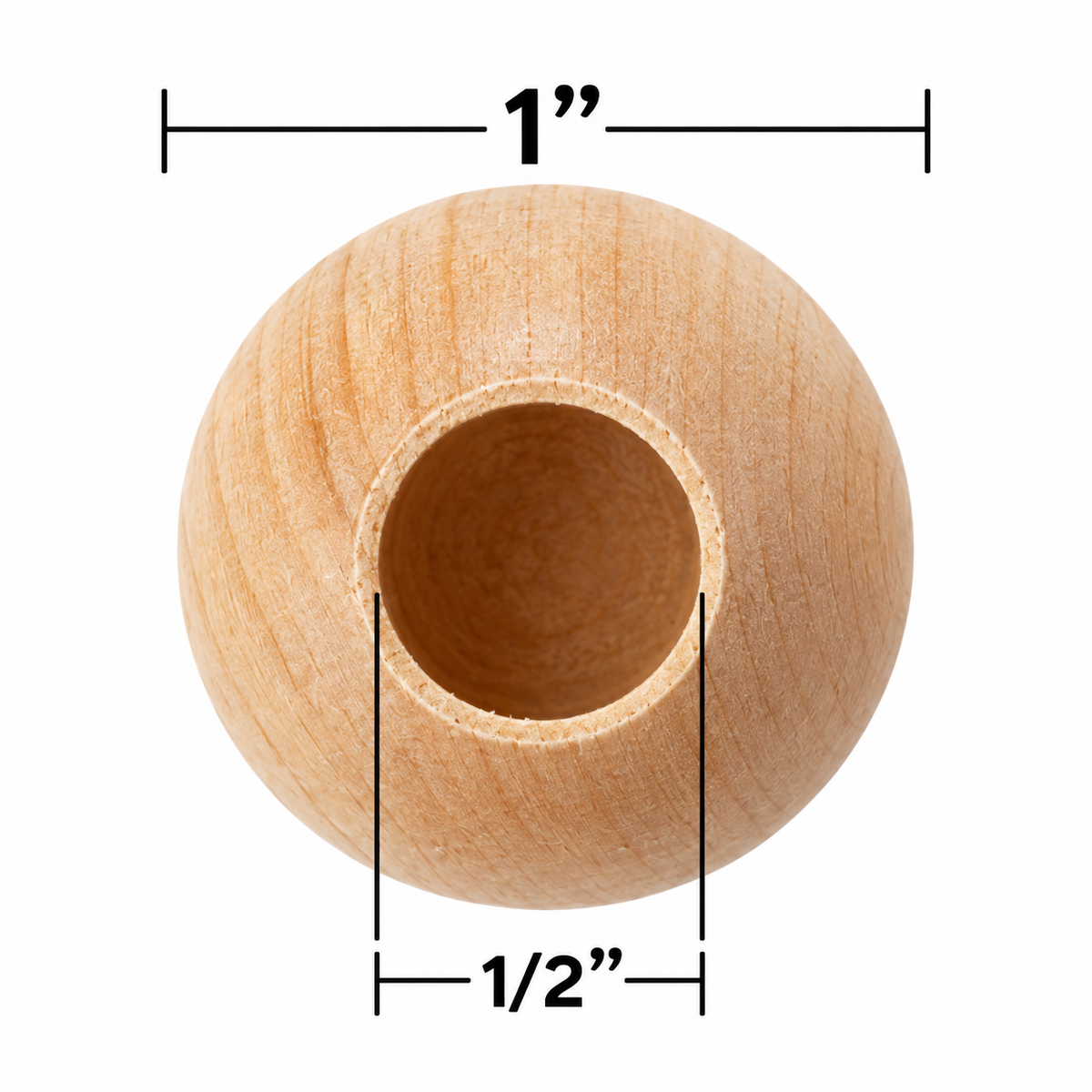 Wooden Doll Pin Heads (12 Pack)