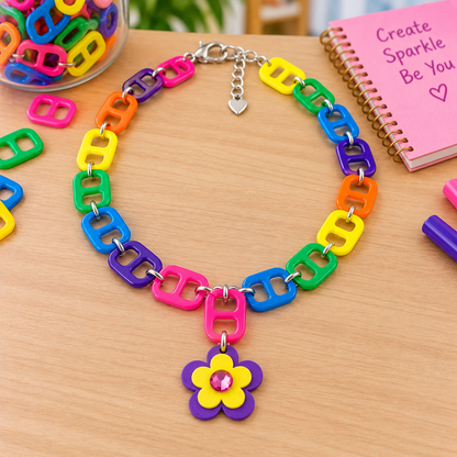 Plastic Neon Pop Tabs (528 Pack)