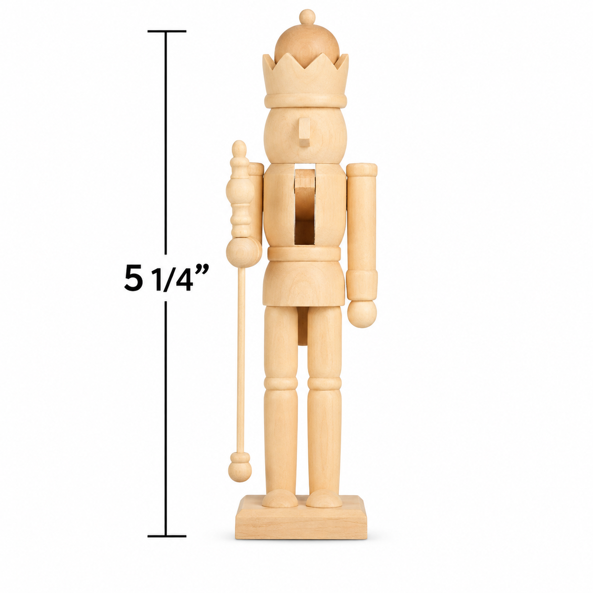DIY Wooden Nutcracker Ornaments (Set of 6)