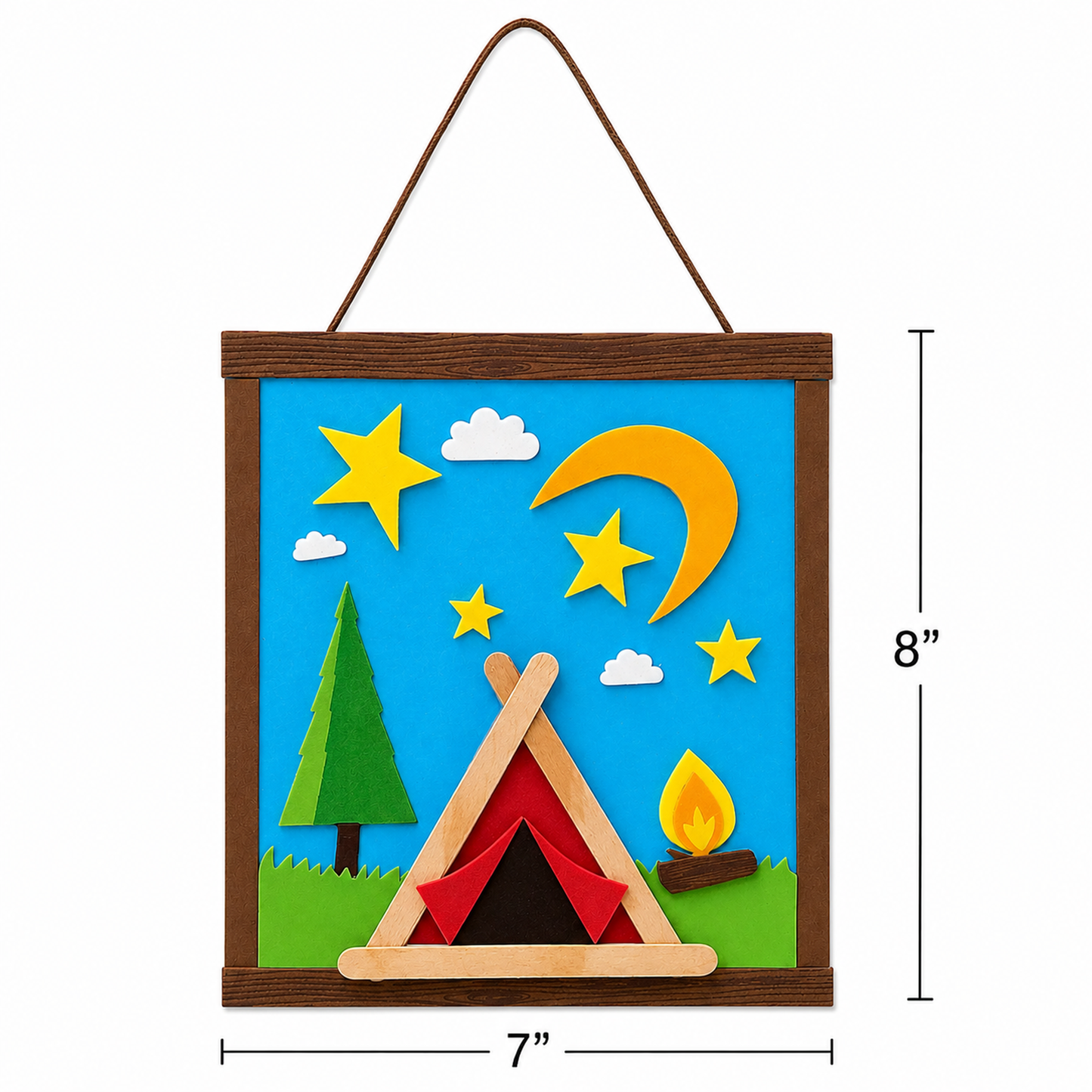 Hanging Camp Scene Craft Kit (12 Pack)