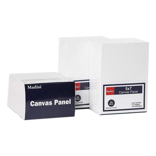 Canvas Panels - 5" x 7" (24 Pack) - EconoCrafts