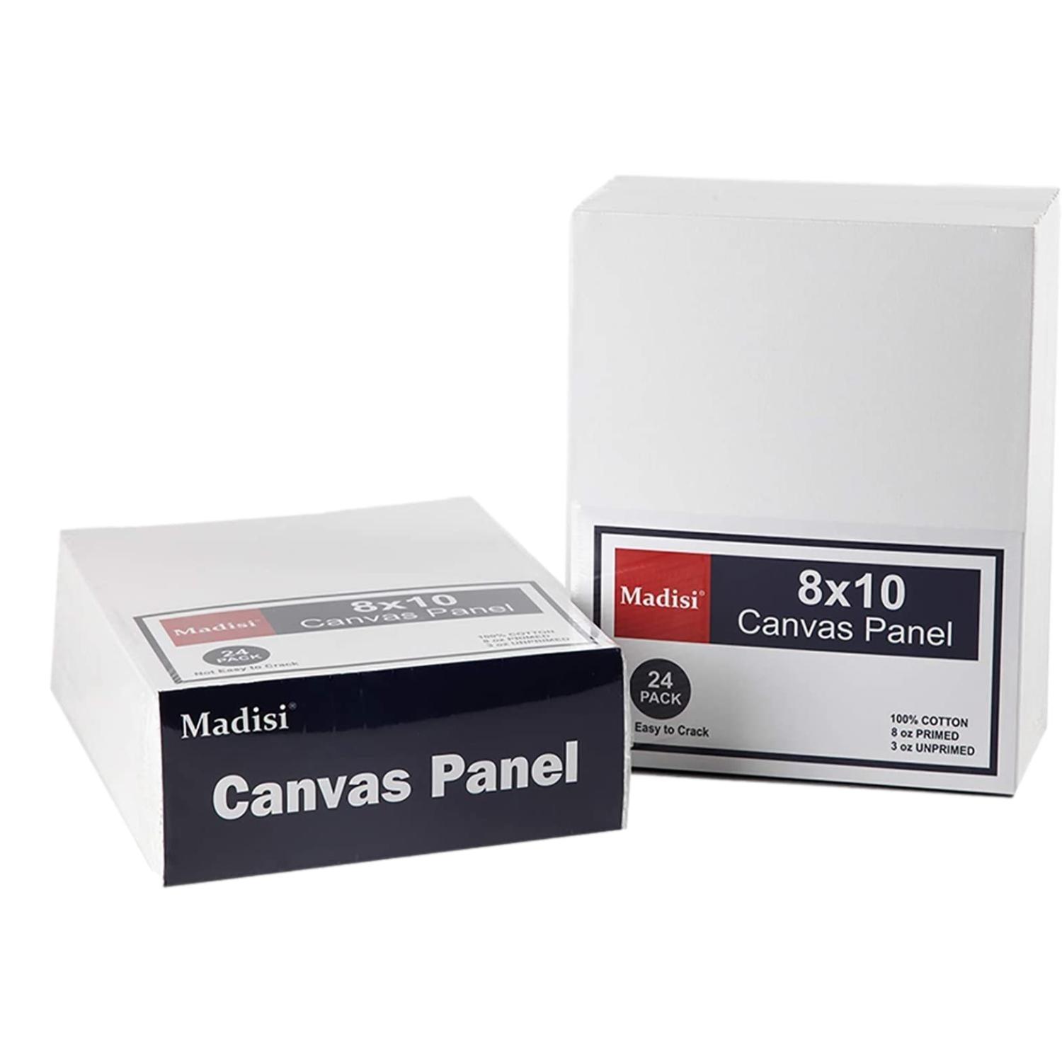 Canvas Panels - 8" x 10" (24 Pack) - EconoCrafts