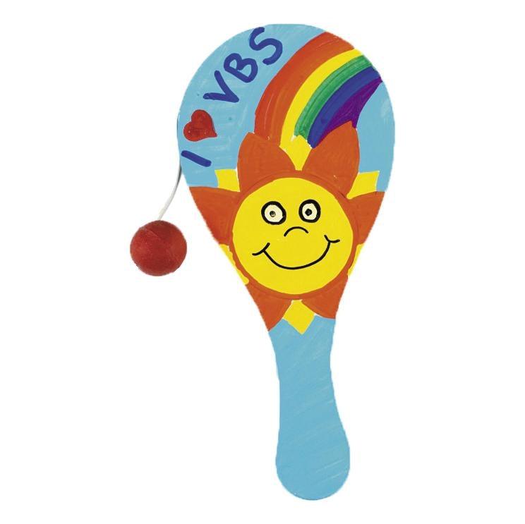 Color Your Own Paddle Balls (12 Pack) - EconoCrafts