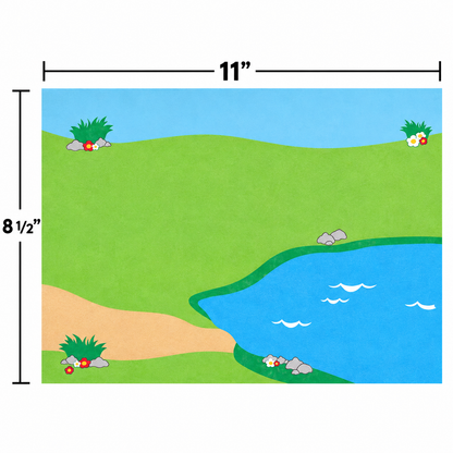 Summer Camp Sticker Scenes (12 Pack)