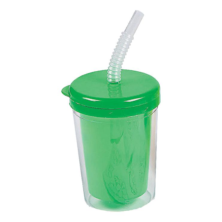 Color Your Own Tropical Cups (12 Pack)