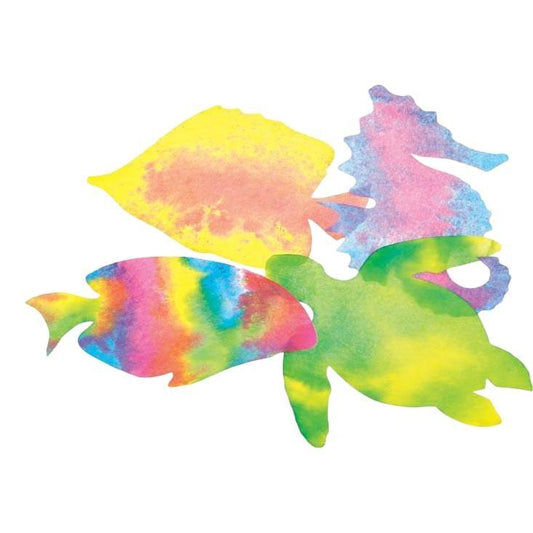 Color Diffusing Sea-Life Shapes (48 Pack) - EconoCrafts