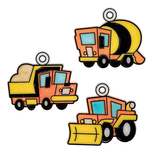 Construction Vehicle Suncatchers (24 Pack) - EconoCrafts