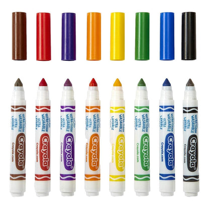 Crayola Washable Classic Markers - 8 Colors - EconoCrafts