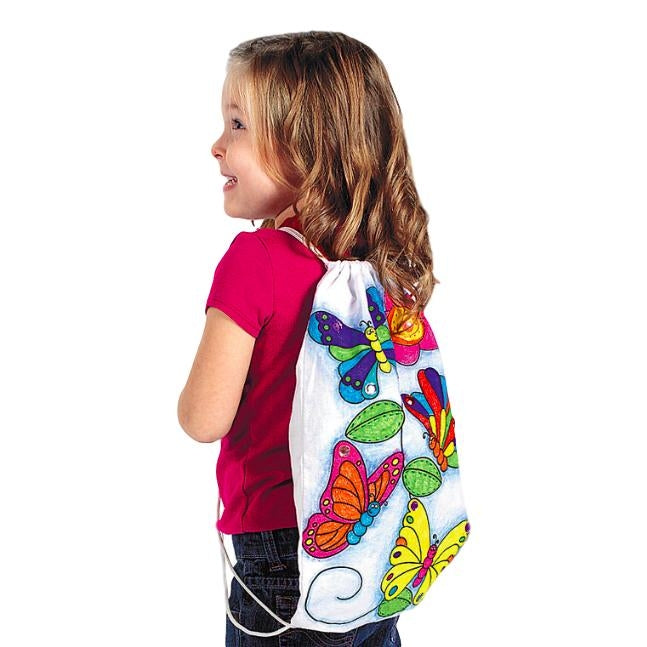 CYO Butterfly Drawstring Bags