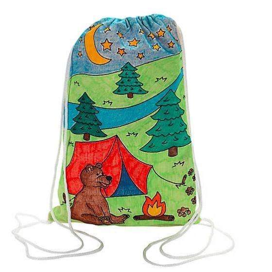 CYO Camp Drawstring Bags (12 Pack) - EconoCrafts