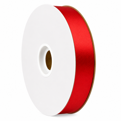Acetate Satin Ribbon - Red (7/8" x 100 yds)
