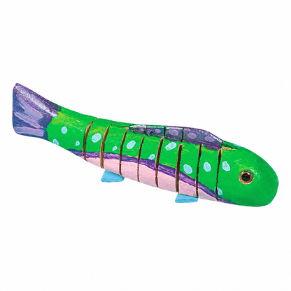 Flexible Wooden Fish (12 Pack)
